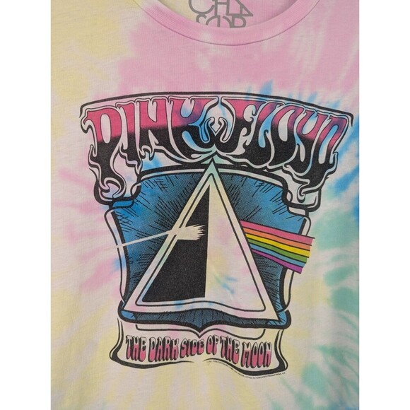 Pink Floyd T-Shirt Women's Small The Dark Side Of‎ The Moon Tie Die Short Sleeve - Picture 2 of 10